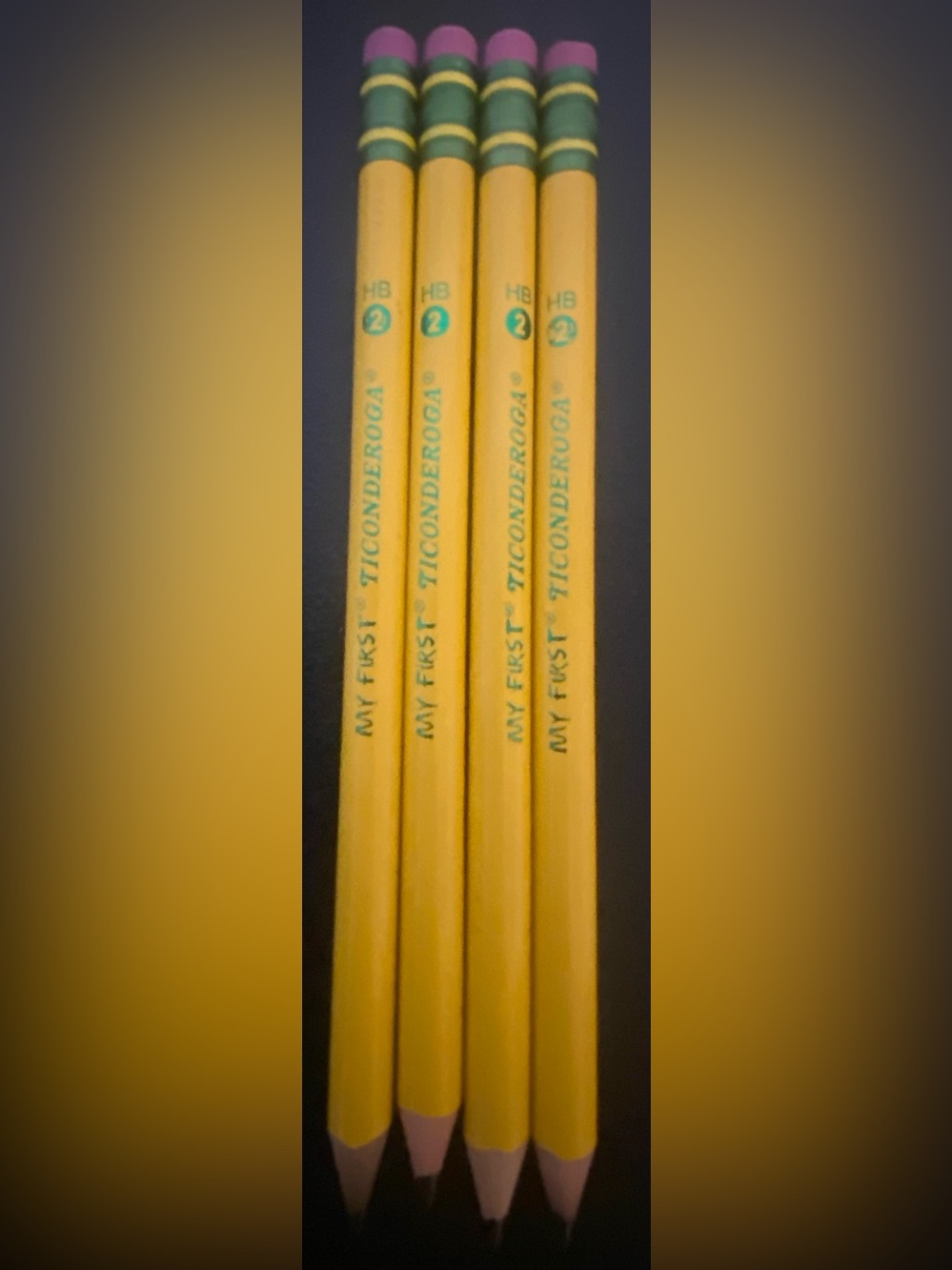 4 Yellow My First Pencil Set